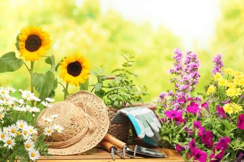 Professional gardener maintaining a lush garden in Rotherhithe