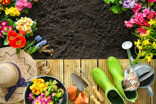 Seasonal garden maintenance activities in Rotherhithe